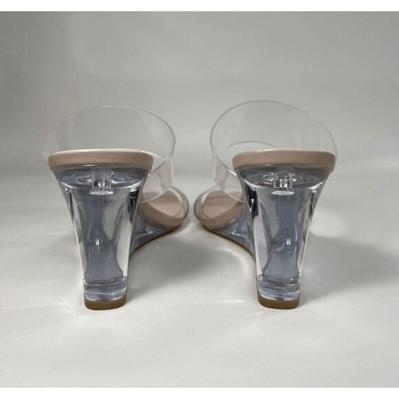 INC. International Concepts Women's Eleste Vinyl Wedges - Clear Vinyl 5.5M - Picture 5 of 9
